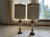 Lot of 2 Rembrandt Mid Century Modern Table Lamps