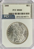 1888 Morgan Silver Dollar MS-66