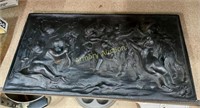 CAST IRON PANEL BACCHANAL OF PUTTI :