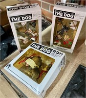 3 BOXES "THE DOG" ORNAMENTS