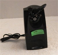 Electric can opener, works