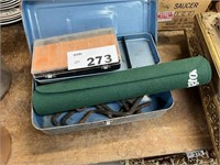 TACKLE BOX/ TOOL BOX, REMINGTON MAT AND MORE