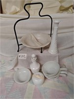 Milk Glass Lot