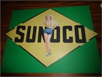 METAL SIGN 8" X 12" SUNOCO