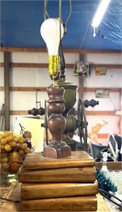 Nice wooden lamp