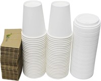 12 oz Disposable Hot Coffee Cups  50 ct