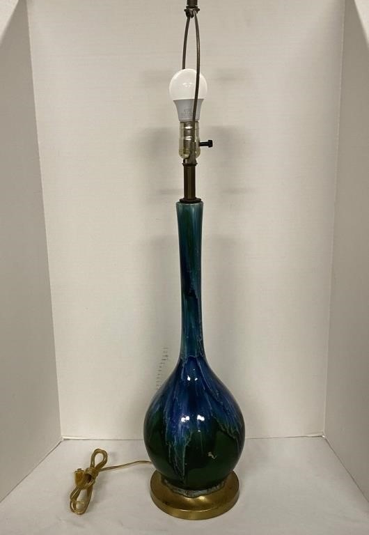 Vintage MCM Pottery Lamp