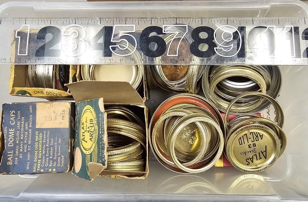 Box of Assorted Canning Jar Lids