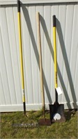 TOOL WORKS SHOVEL & RAKE, ICE CHIPPER