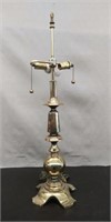 Brass Table Lamp. 35" - no Shade. Works