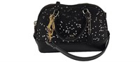 Coach Black Glitter Mini Handbag