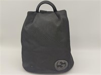 GG Interlocking Black Backpack