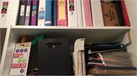 Closet Shelf Contents- Binders, Folders & More