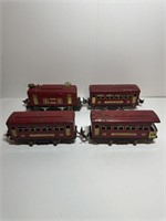 Lionel Corp. metal train cars