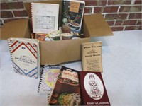 Box Lot of Vintage Cookbooks