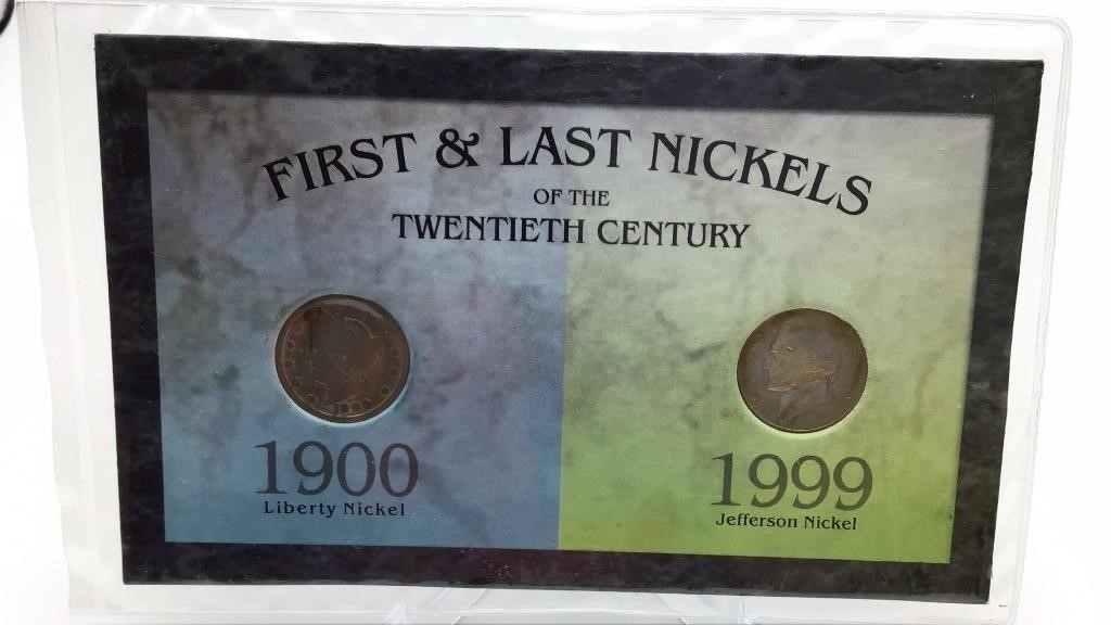 First and Last Nickels of the 20th Century