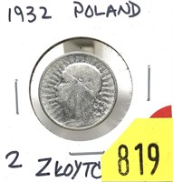 1932 Poland 2 zlotych