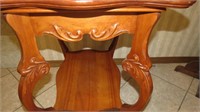 antigue cherry wood entry way table (27" wide x 20