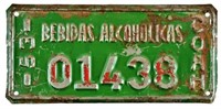 1953 Mexican Liquor License