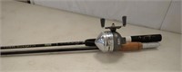 (2) FISHING RODS - ONE HAS ZEBCO REEL