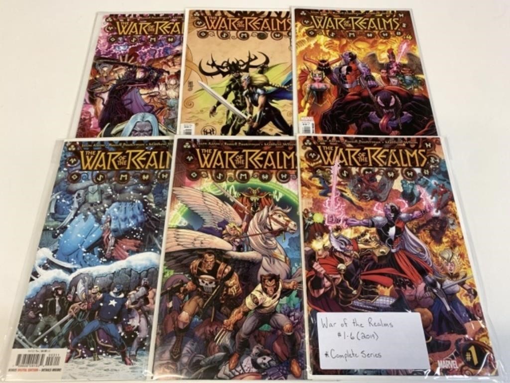 Marvel War of the Realms #1-6 Complete Series