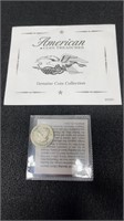 P Marked Standing Liberty Quarter With COA