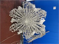 10 city pole lighted snowflake fits C7 bulbs 54"D