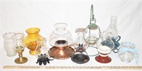 LOT - LARGE ASSORTMENT CANDLE HOLDERS