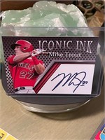 Iconic Ink Mike Trout Fac Auto