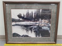 Double matted and framed Ed Tussey, artist proof,