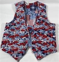 Hand Made Western Themed Vest 19.5in W x 24in T