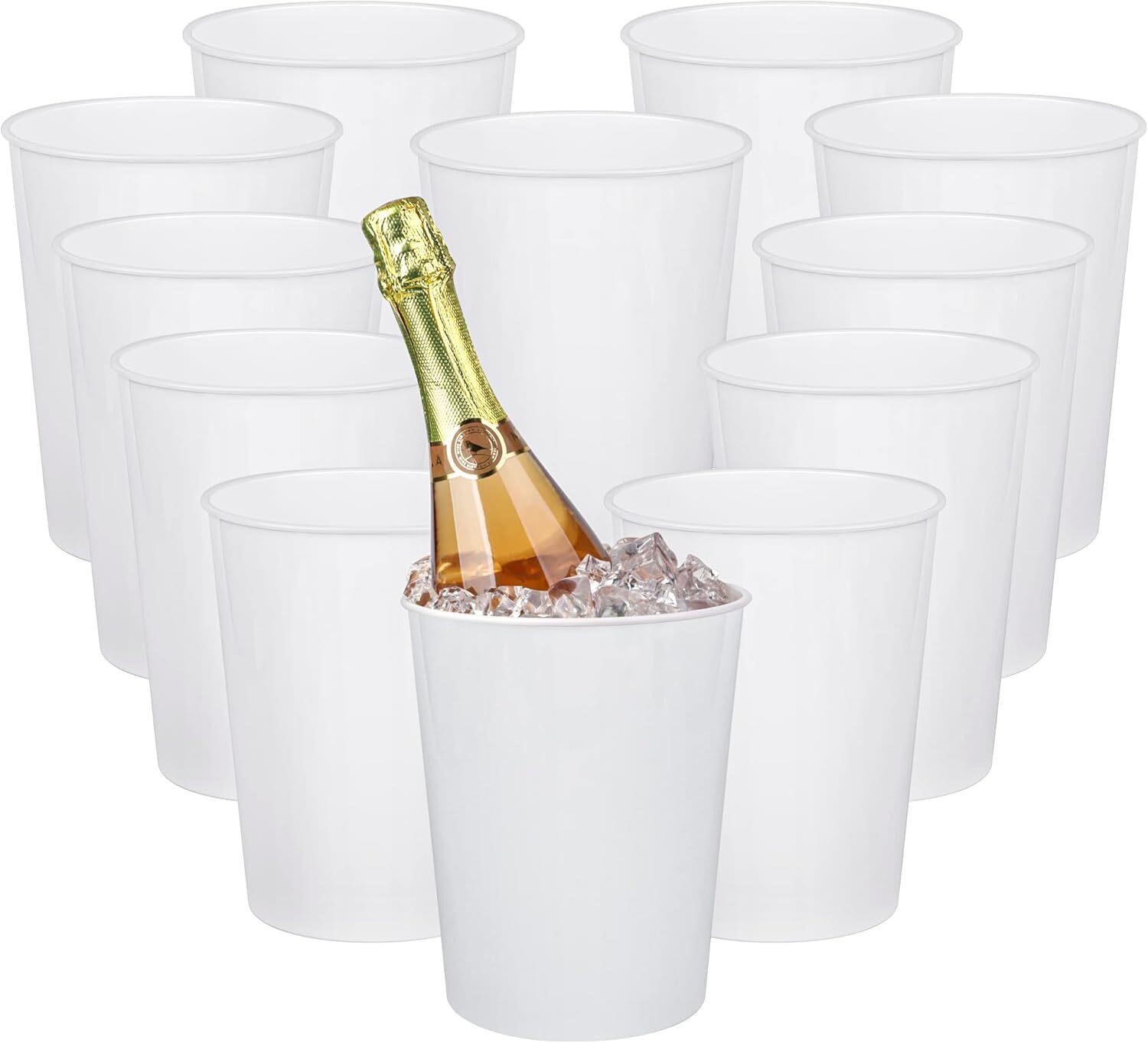 12 Pack Ice Buckets - Plastic Wine Cooler