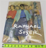 Large 12x18" Art Book By Raphael Soyer 1969-1970