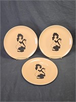 3 Rare Playboy 10" Dinner Plates