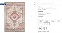 F54 Oriental Ivory / Berry Area Rug 9-0x12-0