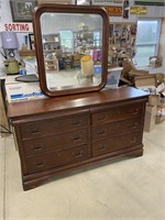 Dresser w/ Mirror (75" tall, 65" x 18")