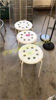 Three stools