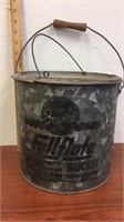 Frabill’s Fullflote- Vintage metal  Minnow Bucket