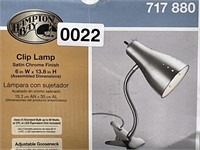 HAMPTON BAY CLIP LAMP RETAIL $20