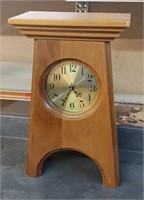 HAND MADE CLOCK CASE - NEEDS NEW MOVEMENT