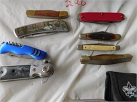 13 miscellaneous knives