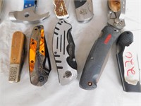 13 miscellaneous knives