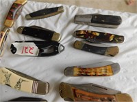 16 miscellaneous pocket knives