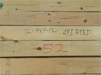 Lumber 12 4x4x12 Treated
