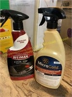 Weiman cook top cleaner, micro gold disinfectant