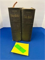 ISAAC LEESER HOLY BIBLE Vol. I, II Hebrew