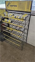 Metal shelving unit (contents not included)