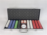 Poker Set in Metal Case