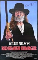 Willie Nelson Signed Red Headed Stranger Poster