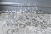 Assorted Wine & Champagne Glasses